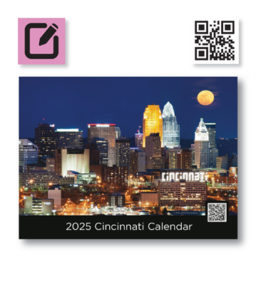 Custom Calendar - Cincinnati 13 Month - 11.75" x 8.75"