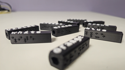 3D Model -  Print Braille Crayon Caps