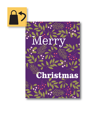 Greeting Card - Festive Foliage - 5" x 7"