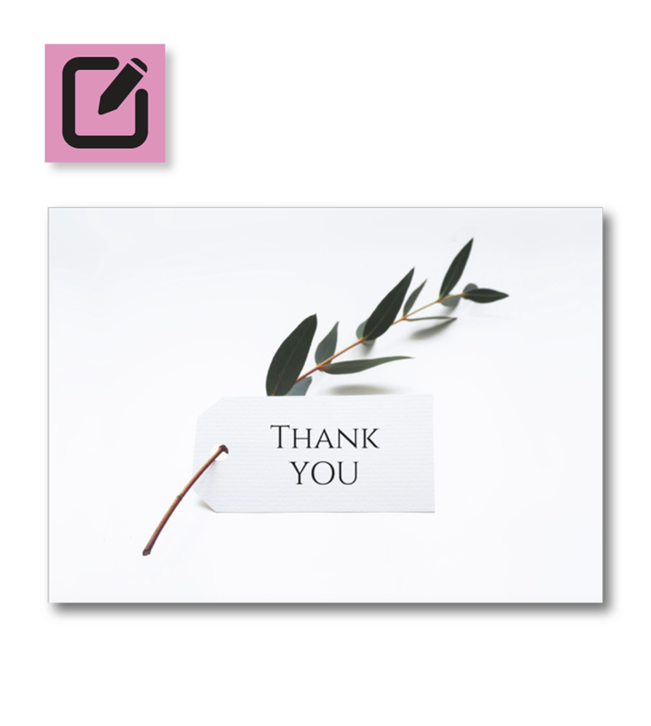 Greeting Card - Thank You - Business 5 x 7