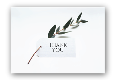 Greeting Card - Thank You - Business 5 x 7