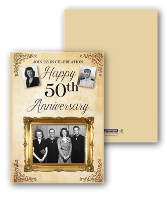 Greeting Card - Anniversary/Birthday Party 5 x 7